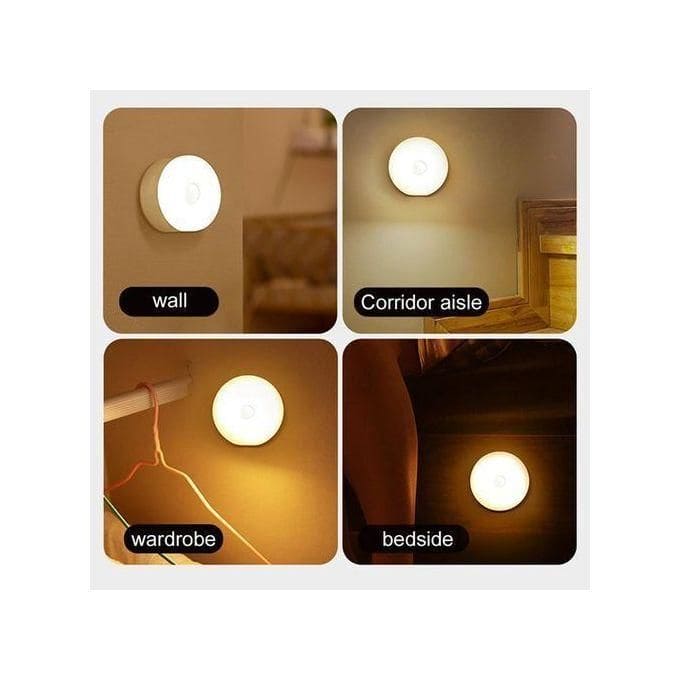 LED Motion Sensor Light Night  USB Rechargeable