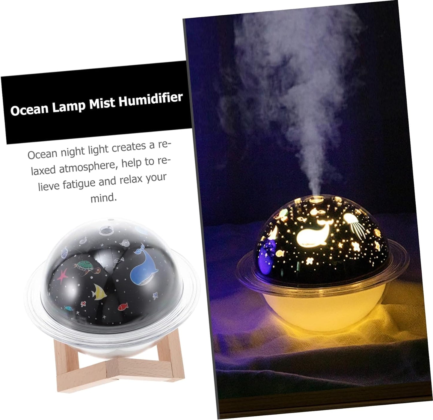 Cool mist humidifiers with stand holder and scent
